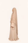 Royal Jazz Abaya – Beige