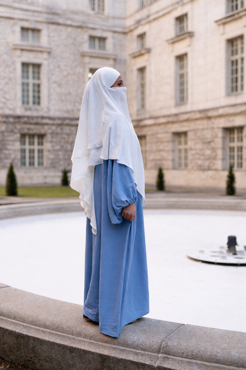Royal Jazz Abaya – Babyblau