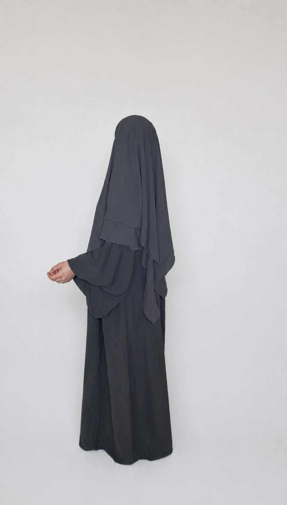 Royal Jazz Abaya – Grau