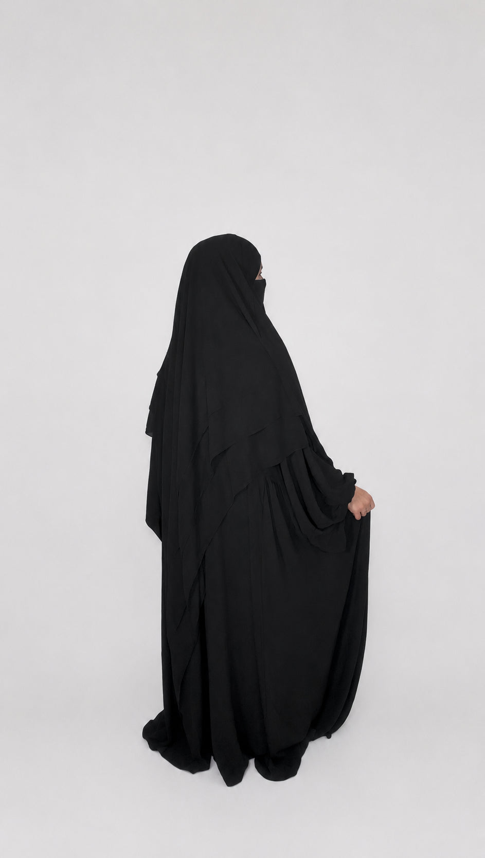 Royal Jazz Abaya – Schwarz