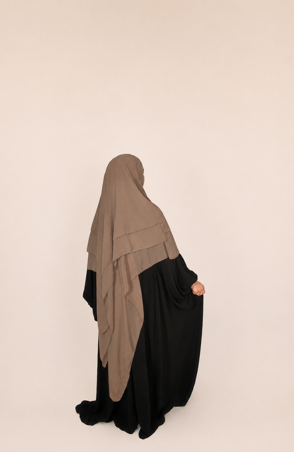 Classic Chiffon Khimar – Mokka