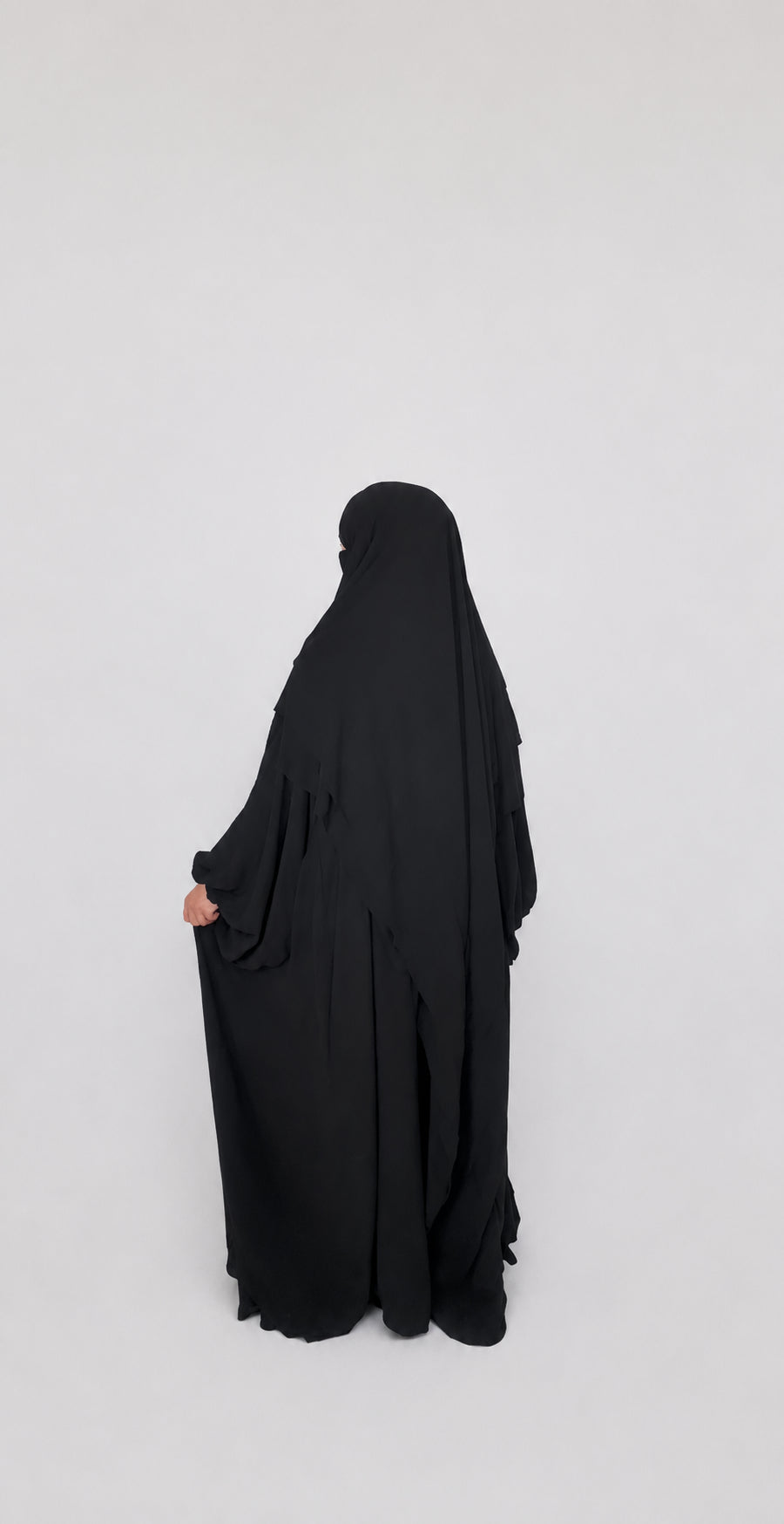 Royal Jazz Abaya – Schwarz