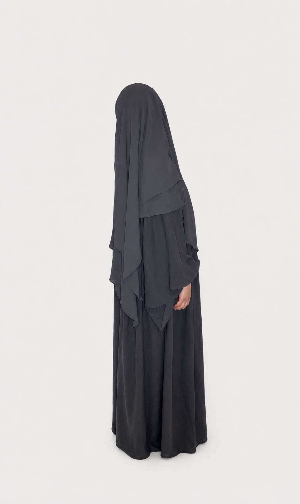 Royal Jazz Abaya – Grau
