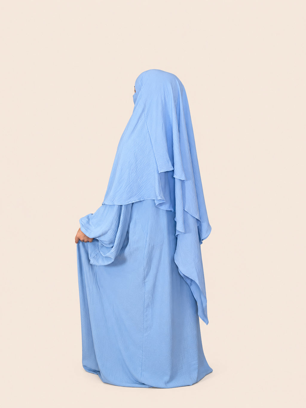 Classic Jazz Khimar – Babyblau