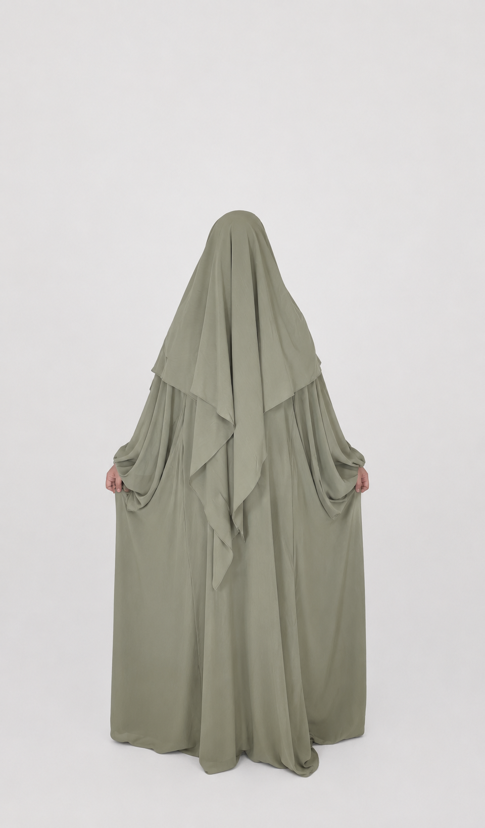 Royal Jazz Abaya – Sage