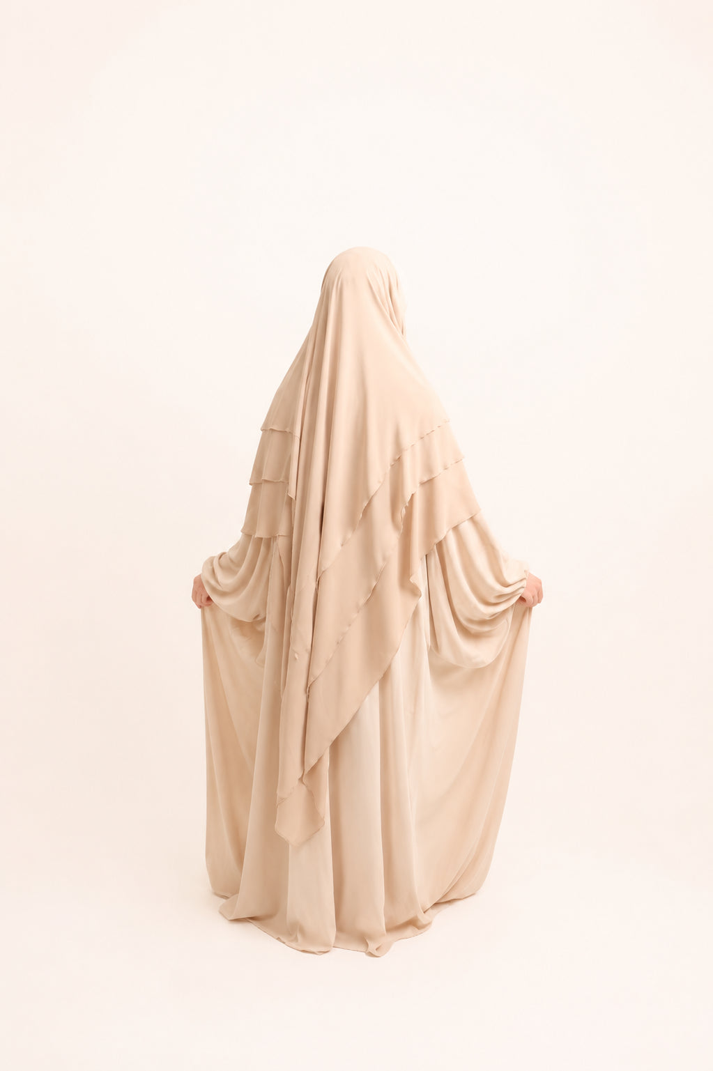 Royal Jazz Abaya – Beige
