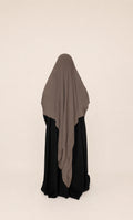 Classic Chiffon Khimar – Taupe