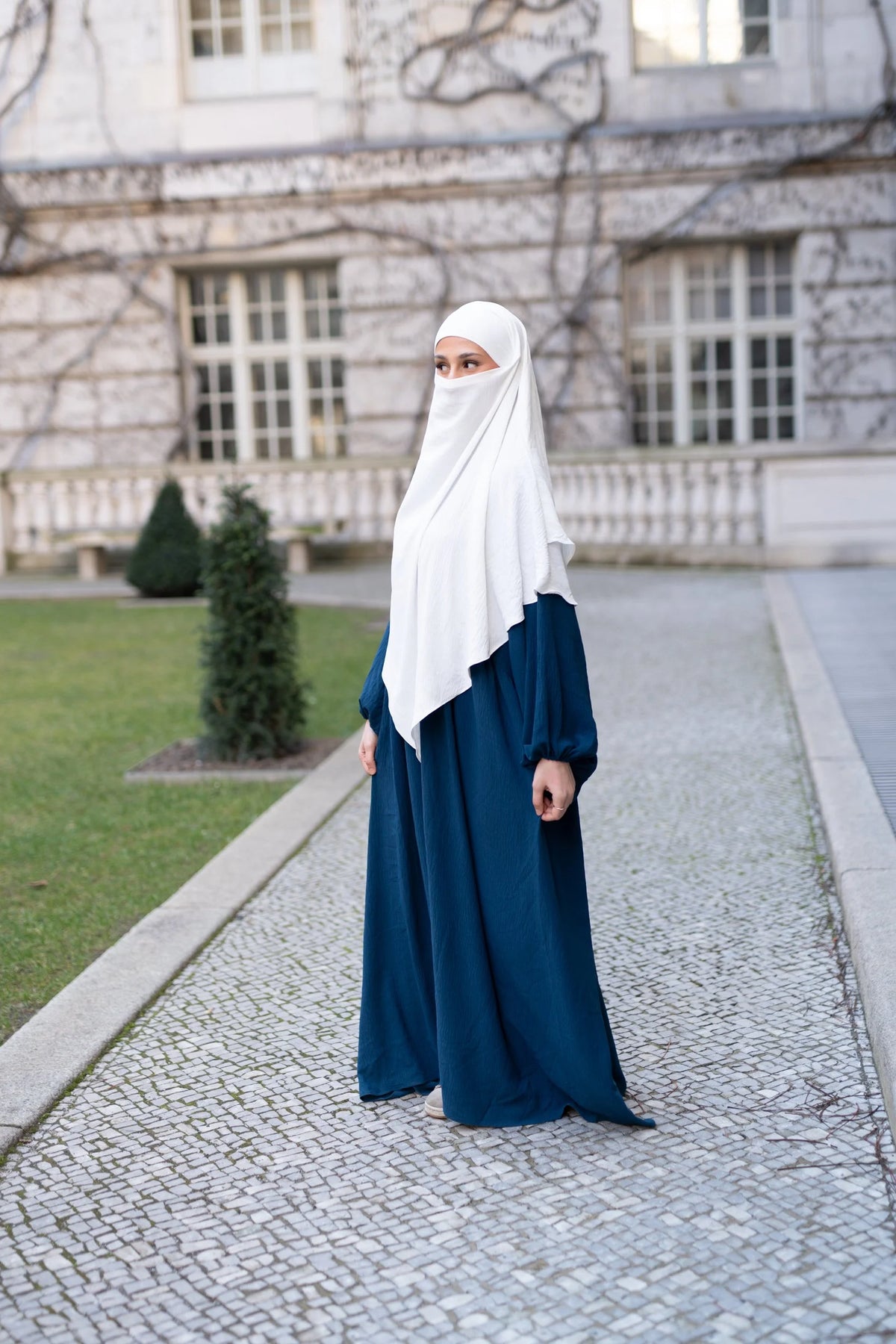 Classic Jazz Khimar – Weiß