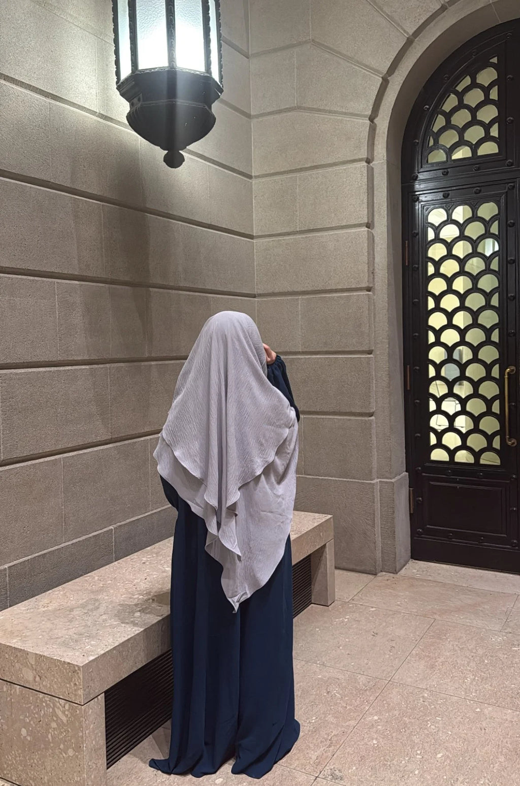 Classic Jazz Khimar – Grau