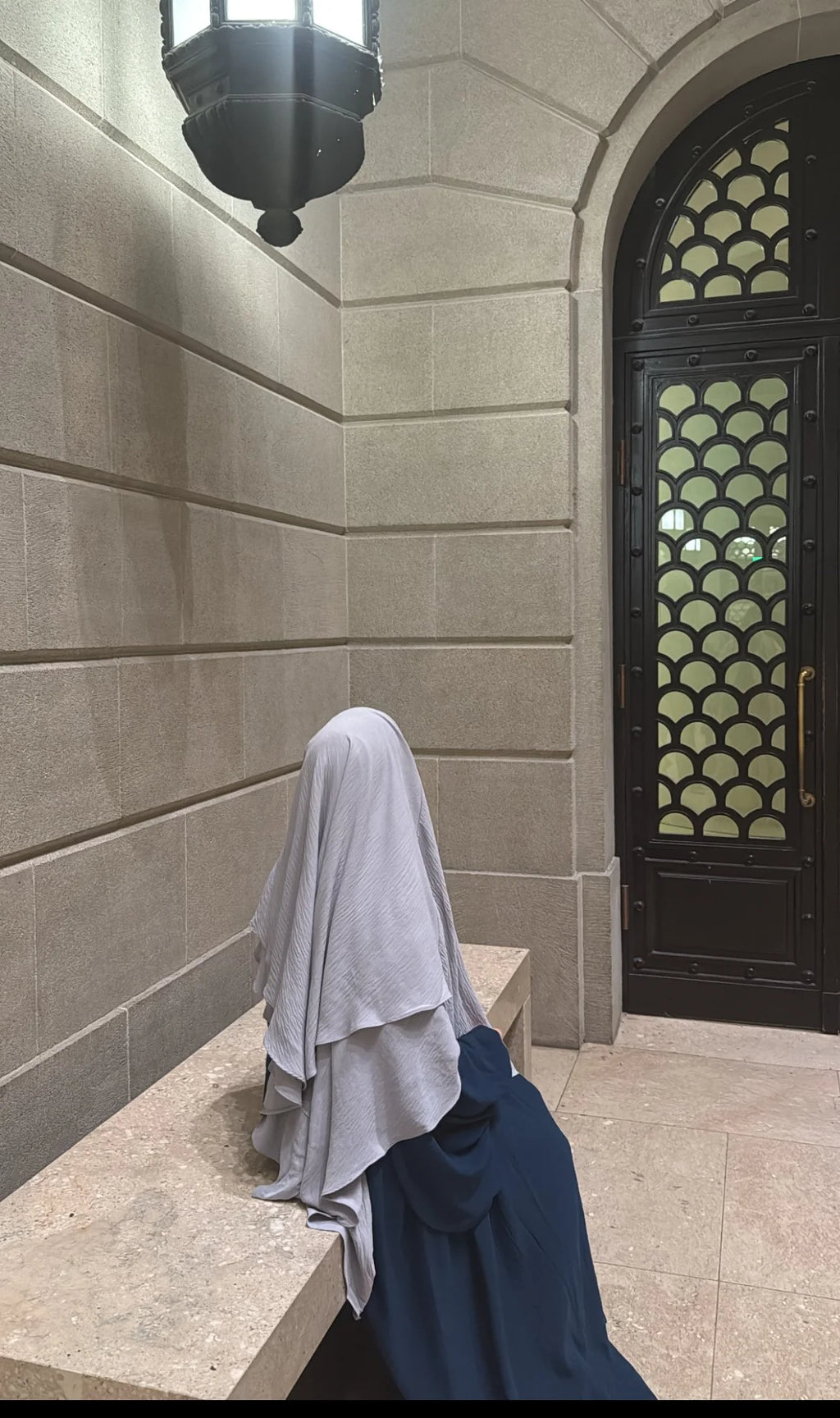 Classic Jazz Khimar – Grau